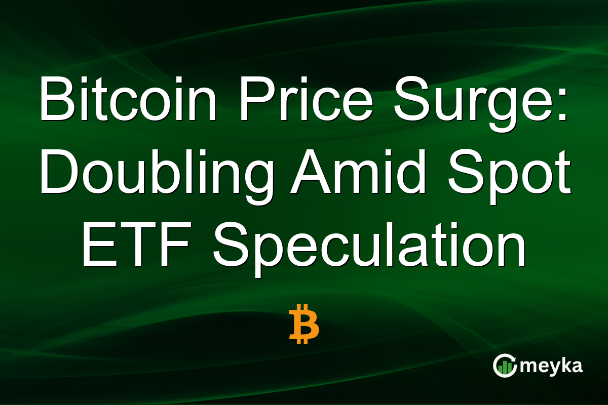 Bitcoin Price Surge: Doubling Amid Spot ETF Speculation