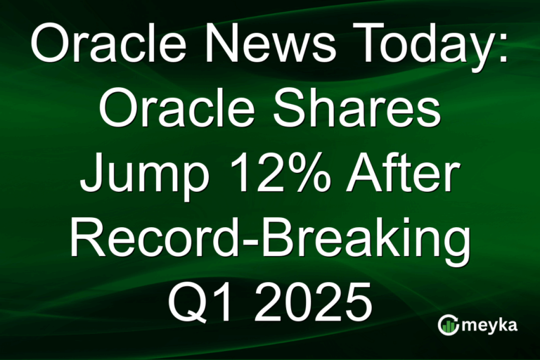 Oracle News Today: Oracle Shares Jump 12% After Record-Breaking Q1 2025