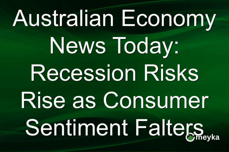 Australian Economy News Today: Recession Risks Rise as Consumer Sentiment Falters