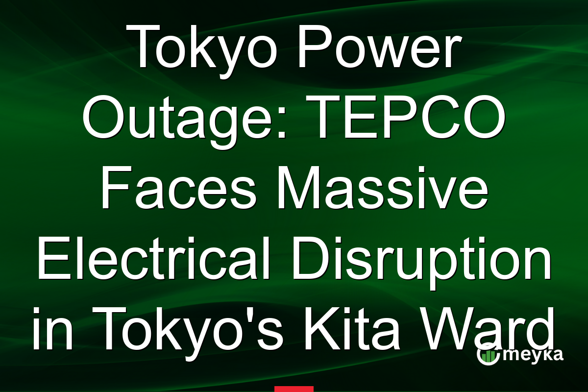 Tokyo Power Outage: TEPCO Faces Massive Electrical Disruption in Tokyo's Kita Ward