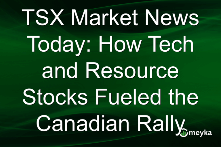 TSX Market News Today: How Tech and Resource Stocks Fueled the Canadian Rally