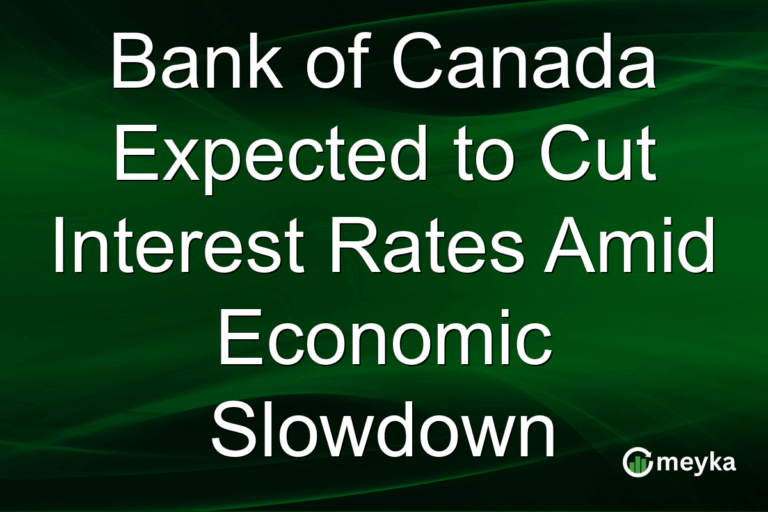 Bank of Canada Expected to Cut Interest Rates Amid Economic Slowdown
