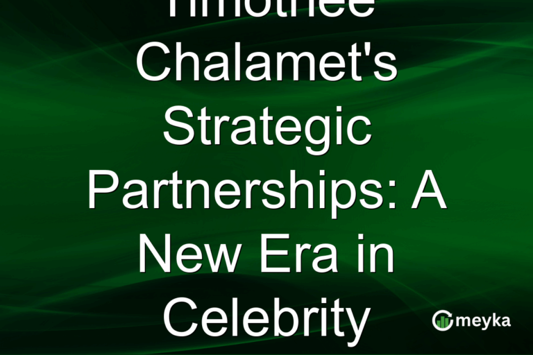 Timothée Chalamet's Strategic Partnerships: A New Era in Celebrity Endorsements
