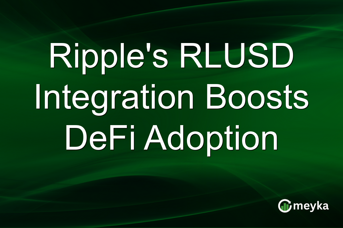 Ripple's RLUSD Integration Boosts DeFi Adoption