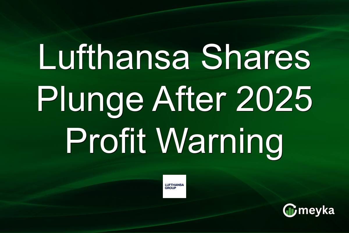 Lufthansa Shares Plunge After 2025 Profit Warning