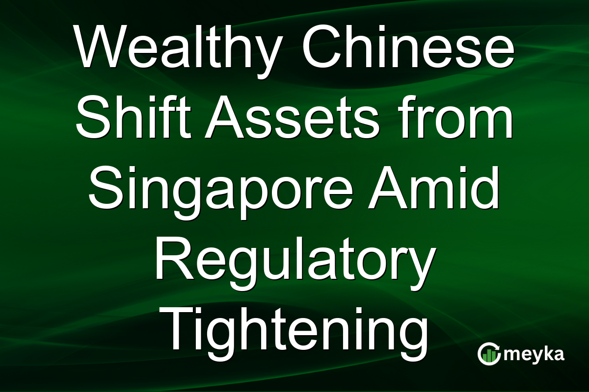 Wealthy Chinese Shift Assets from Singapore Amid Regulatory Tightening
