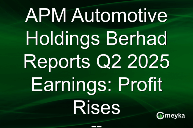 APM Automotive Holdings Berhad Reports Q2 2025 Earnings: Profit Rises