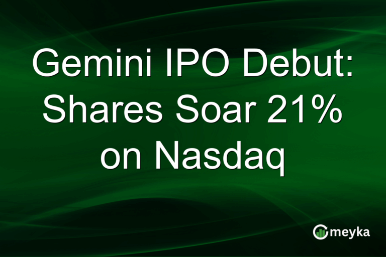 Gemini IPO Debut: Shares Soar 21% on Nasdaq