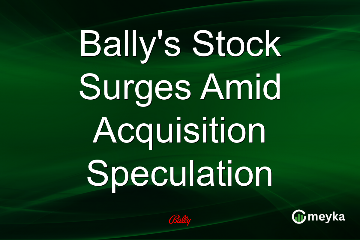 Bally's Stock Surges Amid Acquisition Speculation