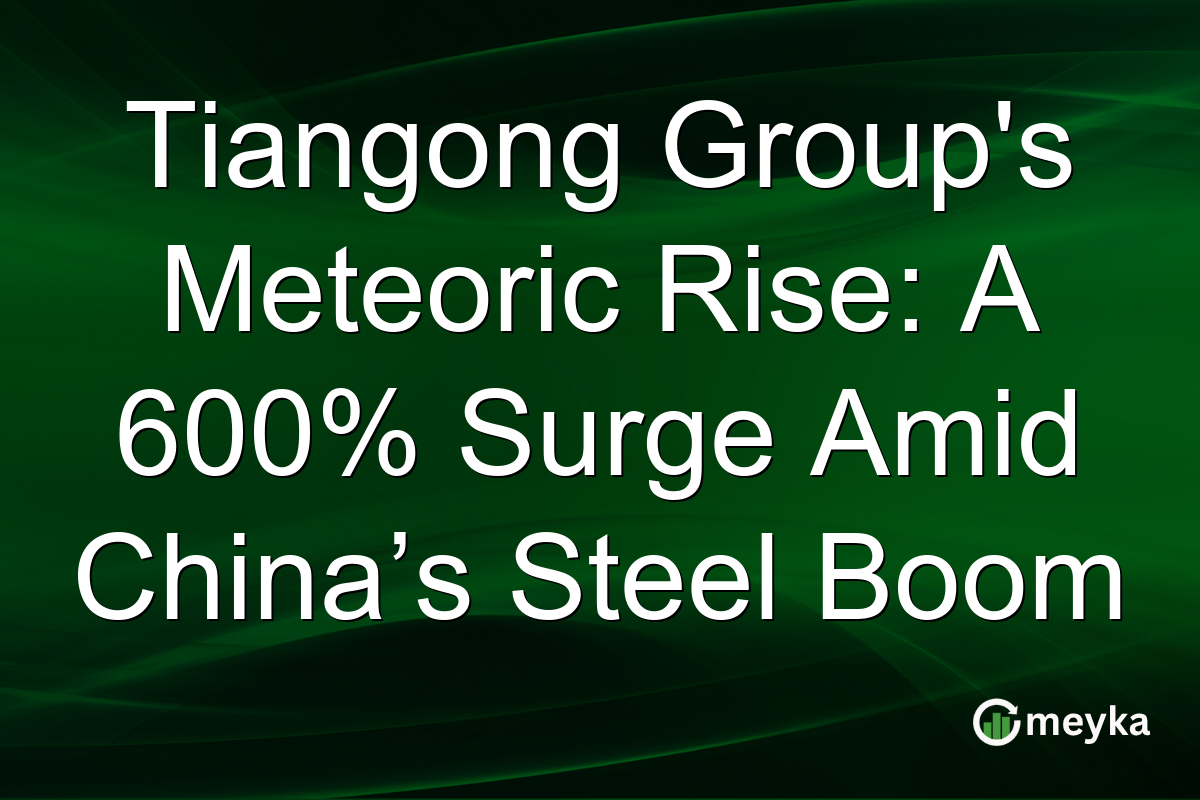 Tiangong Group's Meteoric Rise: A 600% Surge Amid China’s Steel Boom