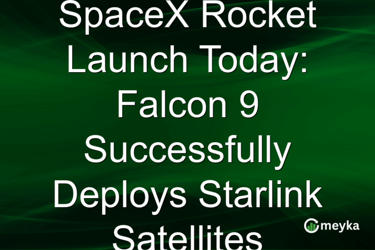 SpaceX Rocket Launch Today: Falcon 9 Successfully Deploys Starlink Satellites