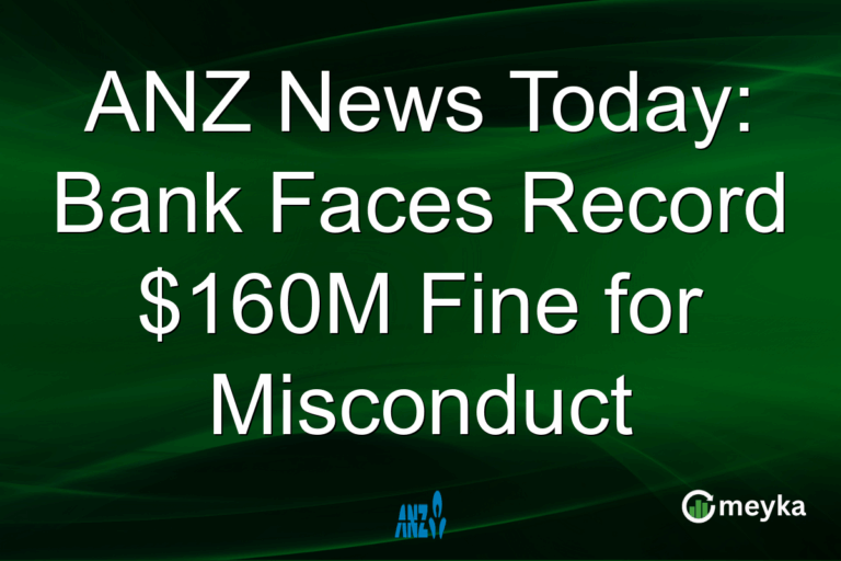 ANZ News Today: Bank Faces Record $160M Fine for Misconduct