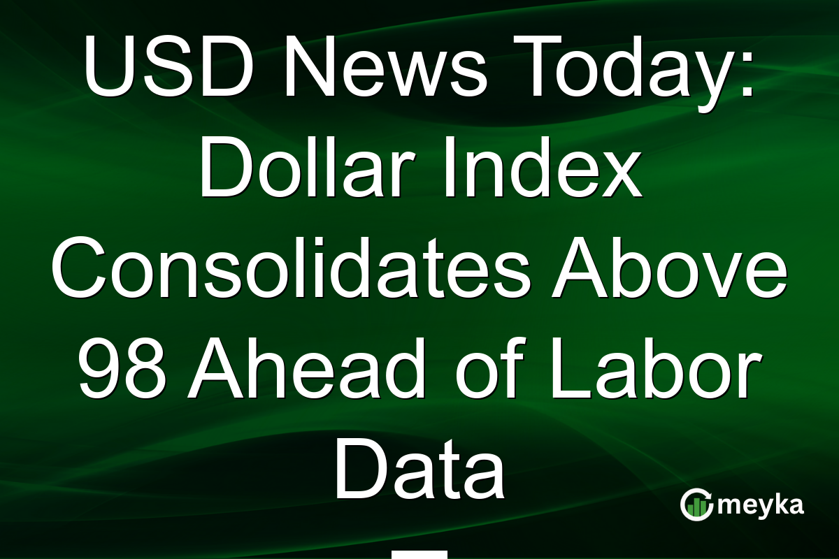 USD News Today: Dollar Index Consolidates Above 98 Ahead of Labor Data