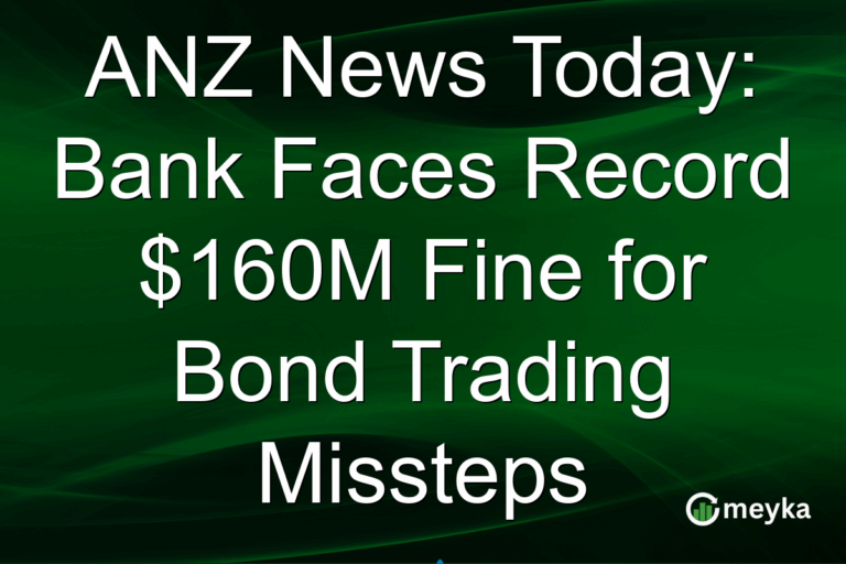 ANZ News Today: Bank Faces Record $160M Fine for Bond Trading Missteps