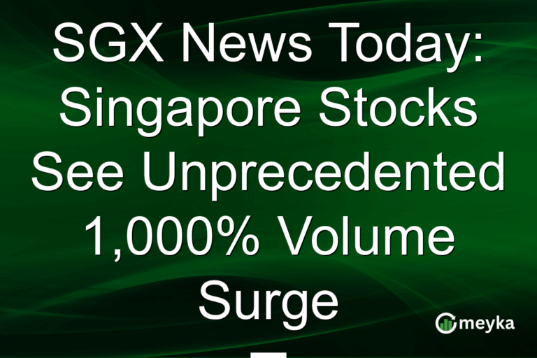 SGX News Today: Singapore Stocks See Unprecedented 1,000% Volume Surge