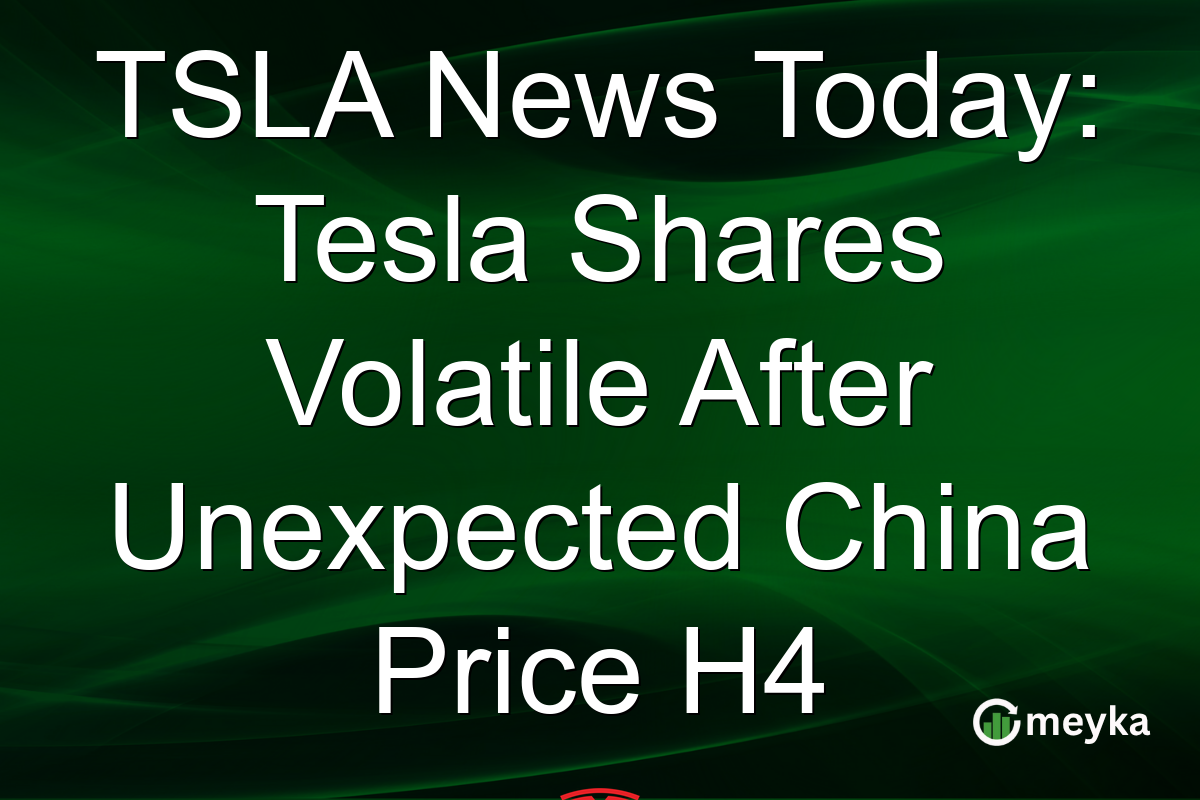 TSLA News Today: Tesla Shares Volatile After Unexpected China Price H4