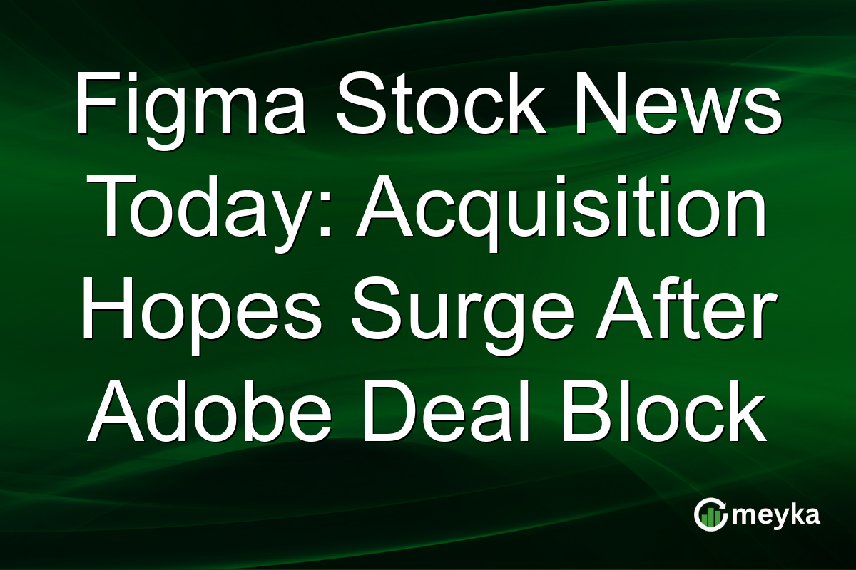 Figma Stock News Today: Acquisition Hopes Surge After Adobe Deal Block
