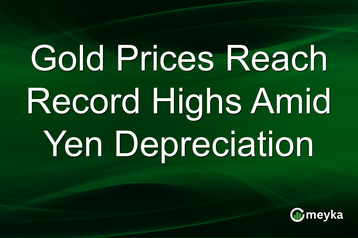 Gold Prices Reach Record Highs Amid Yen Depreciation
