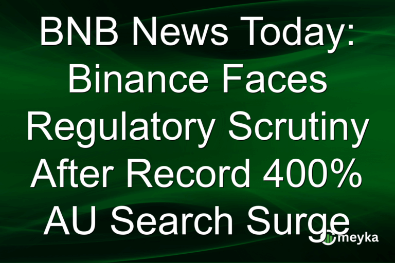 BNB News Today: Binance Faces Regulatory Scrutiny After Record 400% AU Search Surge