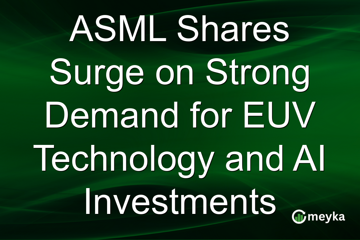 ASML Shares Surge on Strong Demand for EUV Technology and AI Investments