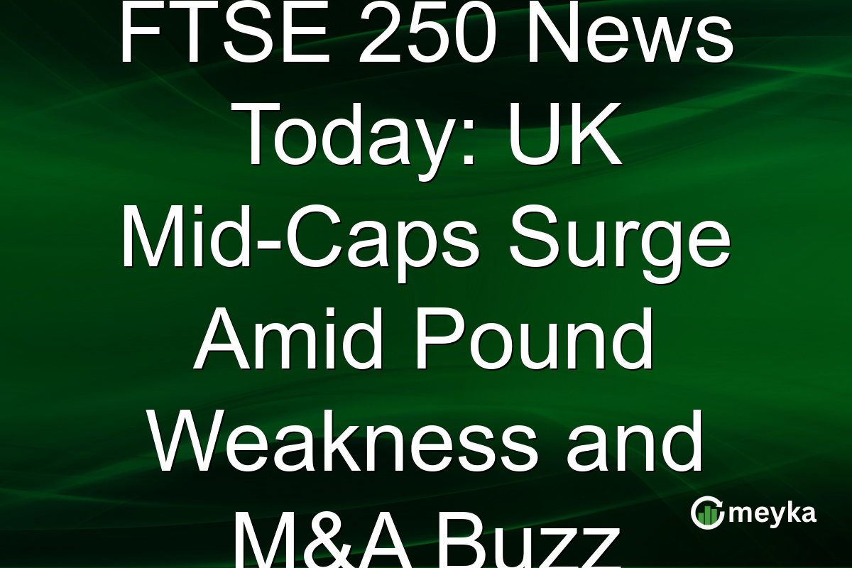 FTSE 250 News Today: UK Mid-Caps Surge Amid Pound Weakness and M&A Buzz