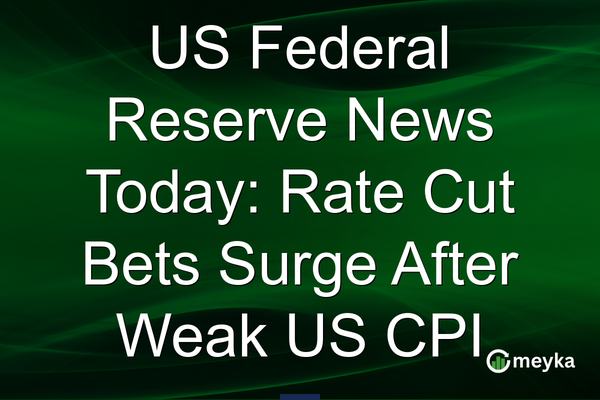 US Federal Reserve News Today: Rate Cut Bets Surge After Weak US CPI