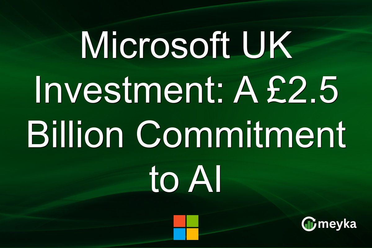 Microsoft UK Investment: A £2.5 Billion Commitment to AI