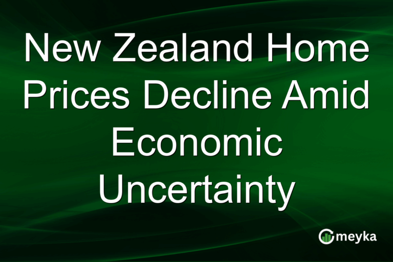 New Zealand Home Prices Decline Amid Economic Uncertainty