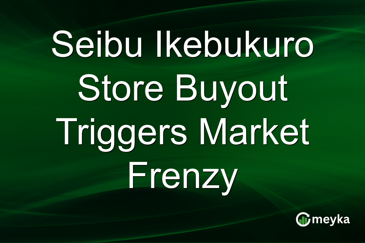 Seibu Ikebukuro Store Buyout Triggers Market Frenzy