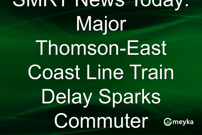SMRT News Today: Major Thomson-East Coast Line Train Delay Sparks Commuter Concerns