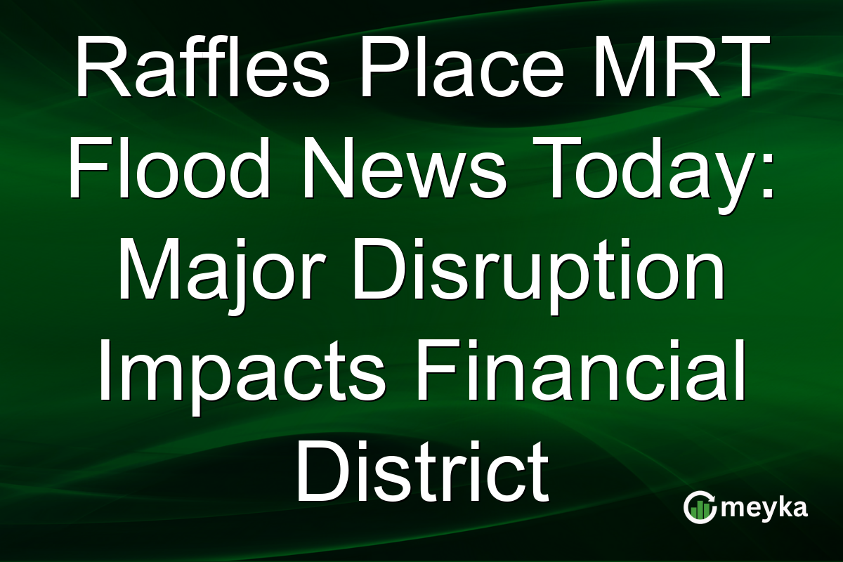 Raffles Place MRT Flood News Today: Major Disruption Impacts Financial District