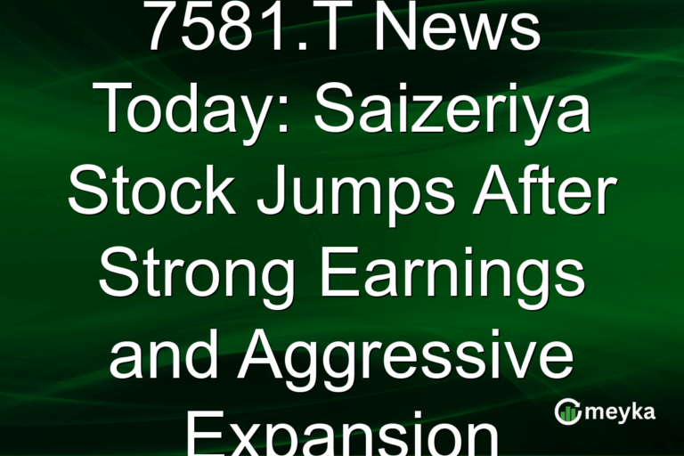 7581.T News Today: Saizeriya Stock Jumps After Strong Earnings and Aggressive Expansion