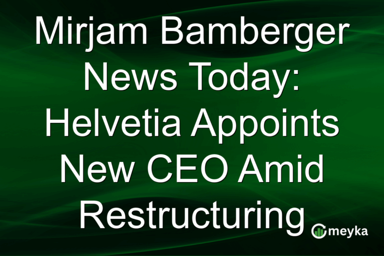 Mirjam Bamberger News Today: Helvetia Appoints New CEO Amid Restructuring