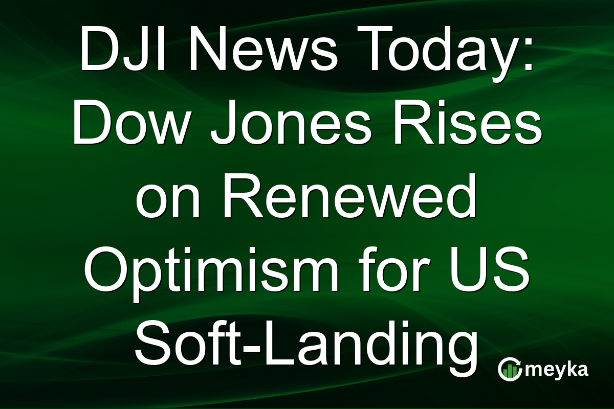 DJI News Today: Dow Jones Rises on Renewed Optimism for US Soft-Landing