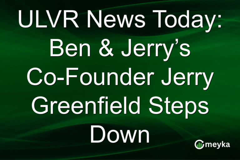 ULVR News Today: Ben & Jerry’s Co-Founder Jerry Greenfield Steps Down