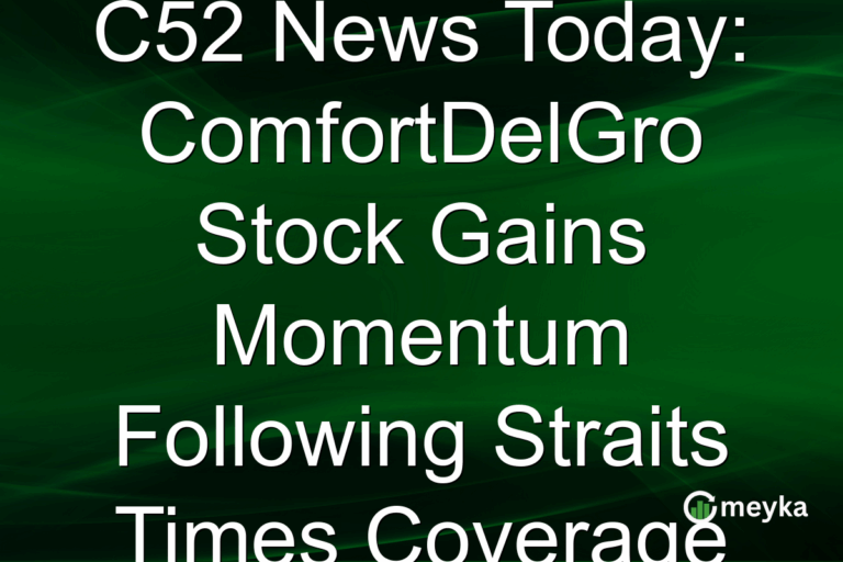 C52 News Today: ComfortDelGro Stock Gains Momentum Following Straits Times Coverage