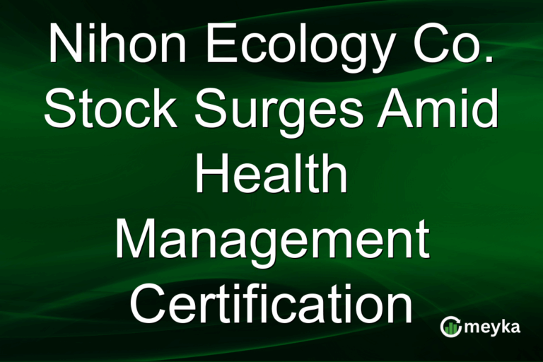 Nihon Ecology Co. Stock Surges Amid Health Management Certification