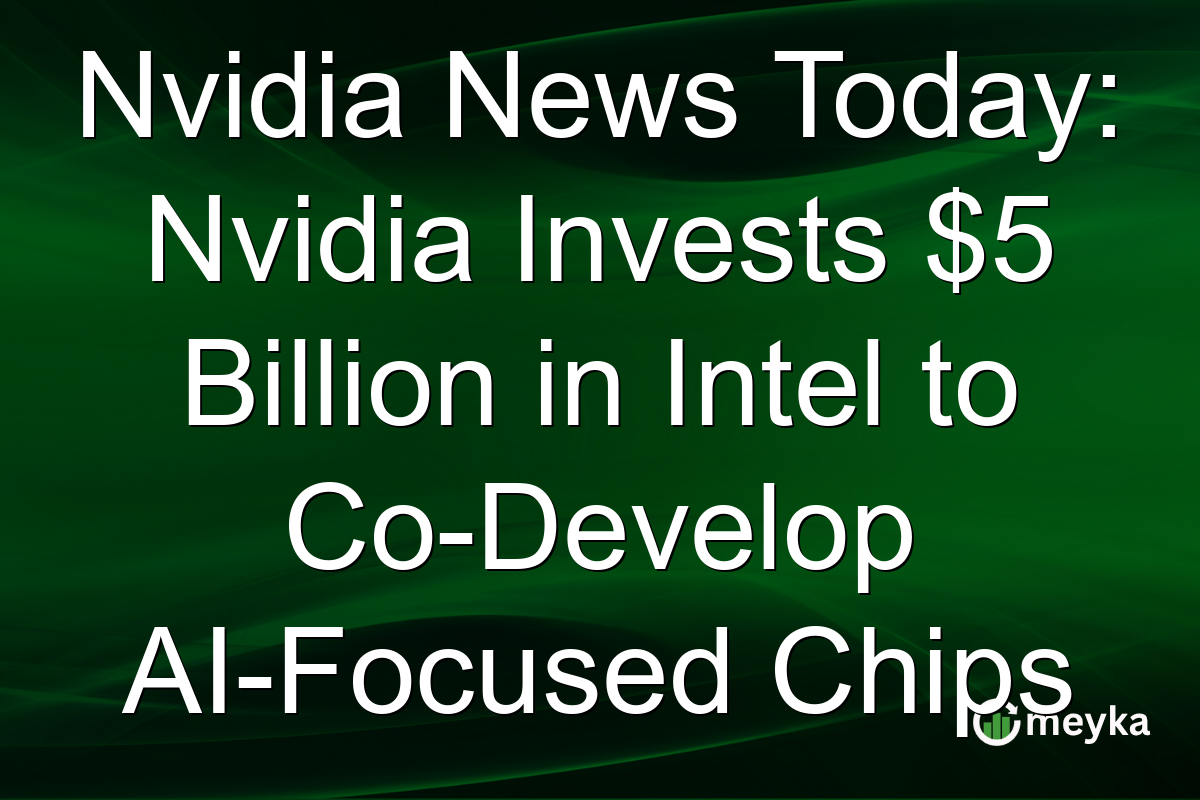 Nvidia News Today: Nvidia Invests $5 Billion in Intel to Co-Develop AI-Focused Chips