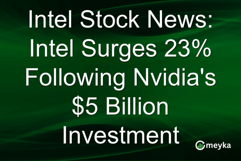 Intel Stock News: Intel Surges 23% Following Nvidia's $5 Billion Investment