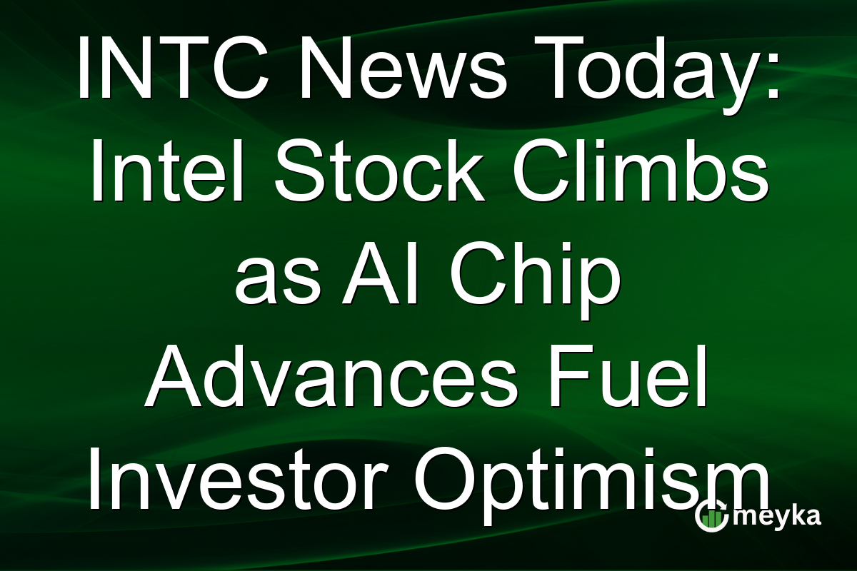 INTC News Today: Intel Stock Climbs as AI Chip Advances Fuel Investor Optimism