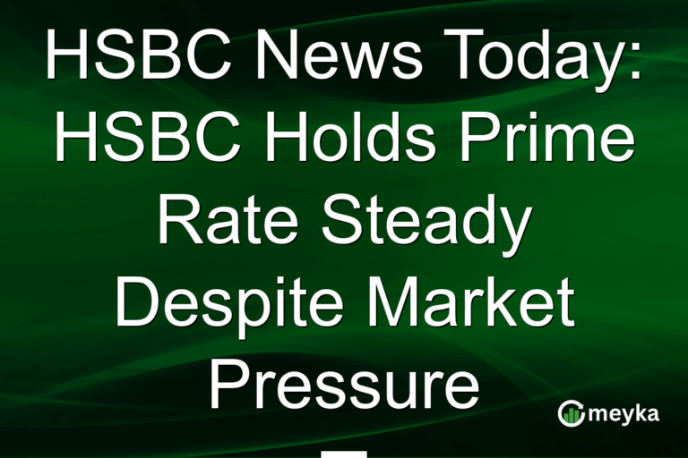 HSBC News Today: HSBC Holds Prime Rate Steady Despite Market Pressure