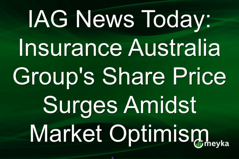 IAG News Today: Insurance Australia Group's Share Price Surges Amidst Market Optimism