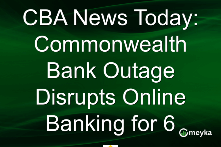 CBA News Today: Commonwealth Bank Outage Disrupts Online Banking for 6