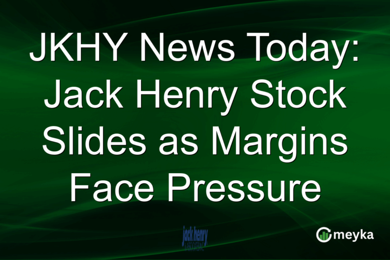 JKHY News Today: Jack Henry Stock Slides as Margins Face Pressure