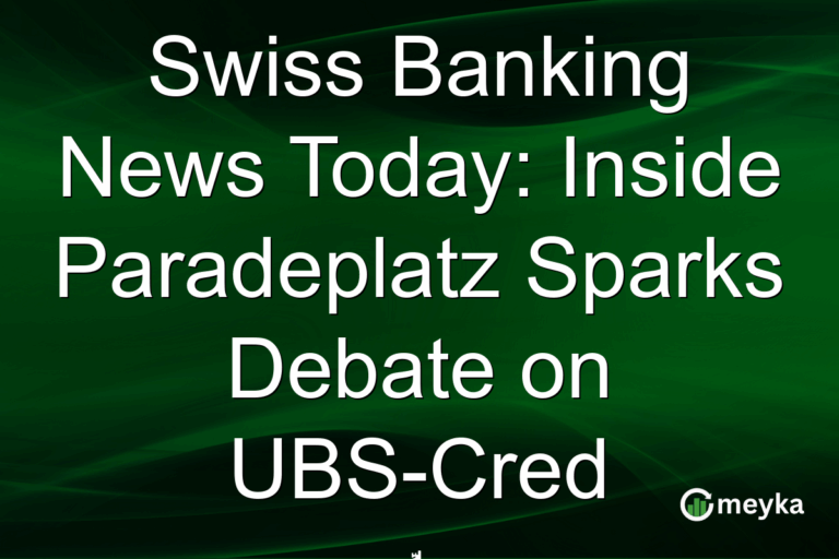 Swiss Banking News Today: Inside Paradeplatz Sparks Debate on UBS-Cred