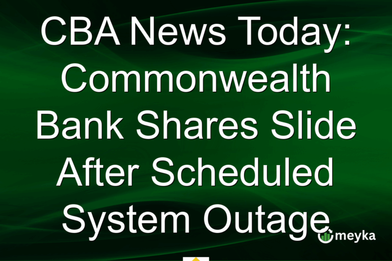 CBA News Today: Commonwealth Bank Shares Slide After Scheduled System Outage