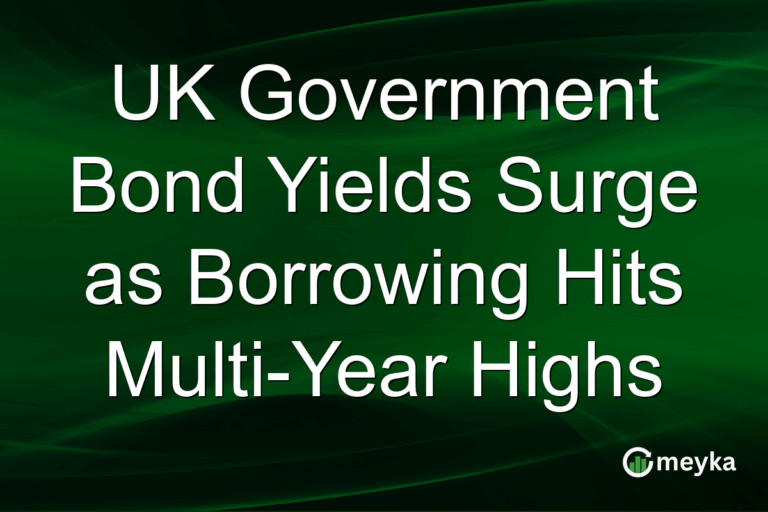 UK Government Bond Yields Surge as Borrowing Hits Multi-Year Highs