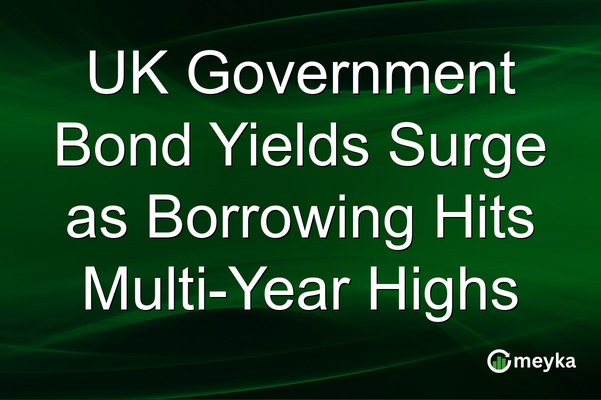UK Government Bond Yields Surge as Borrowing Hits Multi-Year Highs