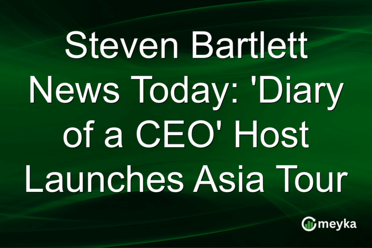 Steven Bartlett News Today: 'Diary of a CEO' Host Launches Asia Tour