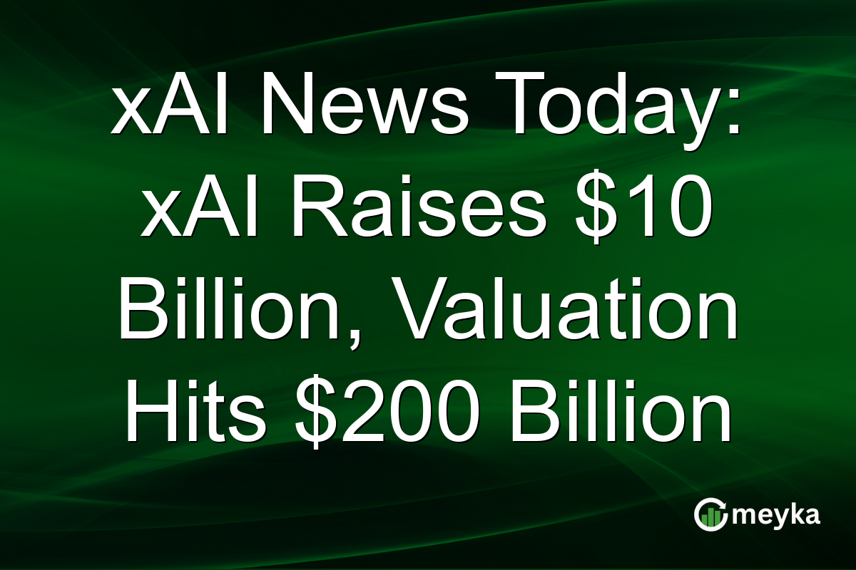 xAI News Today: xAI Raises $10 Billion, Valuation Hits $200 Billion